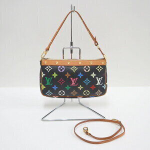 Louis Vuitton Pochette Accessoires Monogram Multicolore Multicolor Black